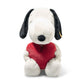 Steiff Snoopy Officially Licensed Love - Soft Plush Dog Toy Stuffed Animal Holding Red Heart enhanced Peanuts Collectible  Snoopy  12 