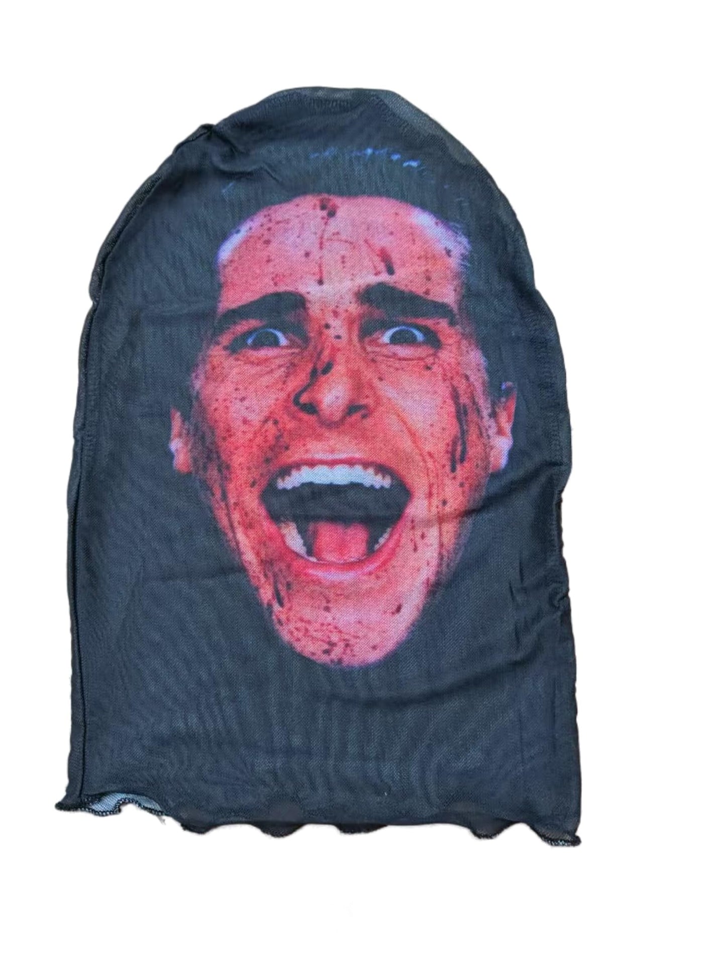 Celebrity Pdiddy Mesh Mask, Realistic Rapper Sheisty Mask Head, Full Funny Baraklava Hat, Cosplay Prop (Christianbalemask)