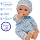 11 inch Soft Body Boy Baby Doll in Gift Box - Doll Pacifier Included -Toy Dolls for Boys and Toddlers