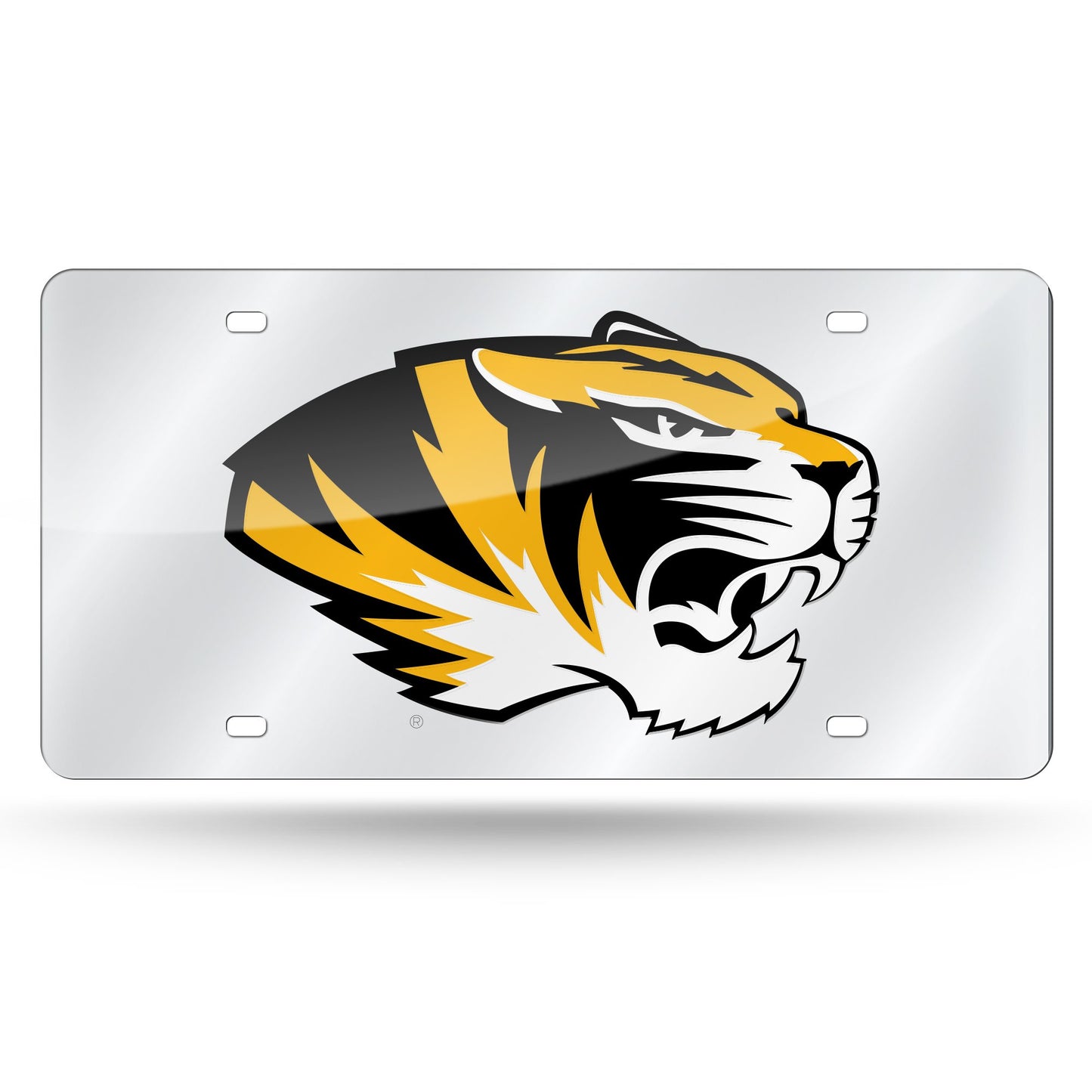 Rico Industries NCAA Missouri Tigers Laser Inlaid Metal License Plate Tag