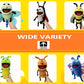 LOMTRATS Insects Hand Puppets for Kids,Toddler Includes Bees, Butterflies, Dragonflies, etc with Movable Open Mouths, Perfect fo