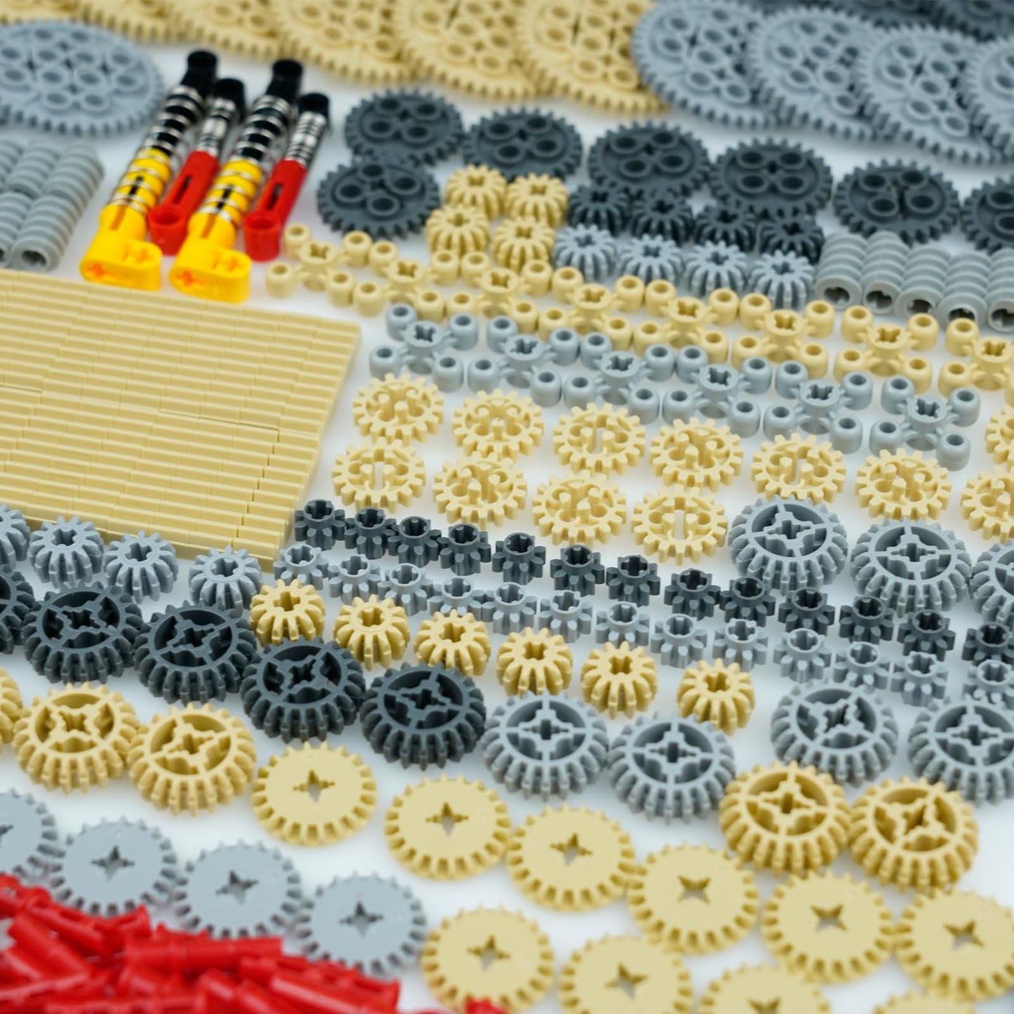 Gears Pins Axles Set Compatible With Technical Parts,Power Function Builidng Block Cars Train Bricks Accessories Speed Technical