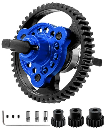 Rcarmumb Rc 50T Slipper Clutch Eliminator Differential Locker Gear Upgrades Part For Slash Rustler Stampede 4X4/4X4 Vxl,50T Spur