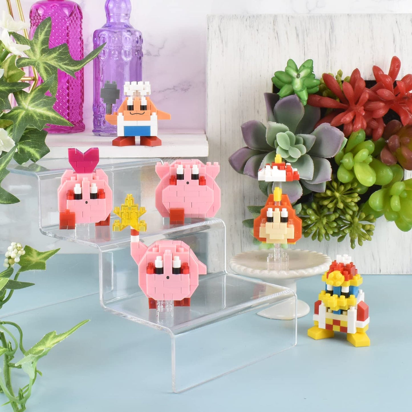 Nanoblock - Kirby - Kirby Assortment 2 (Blind Box Complete Set), Mininano Series Building Kit, Nan22415