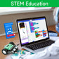 Yahboom Micro:Bit Diy Coding Science Building Kit Smart Toys Car Robotic Kit Learning Educational Stem Projects For Kids Ages 8-