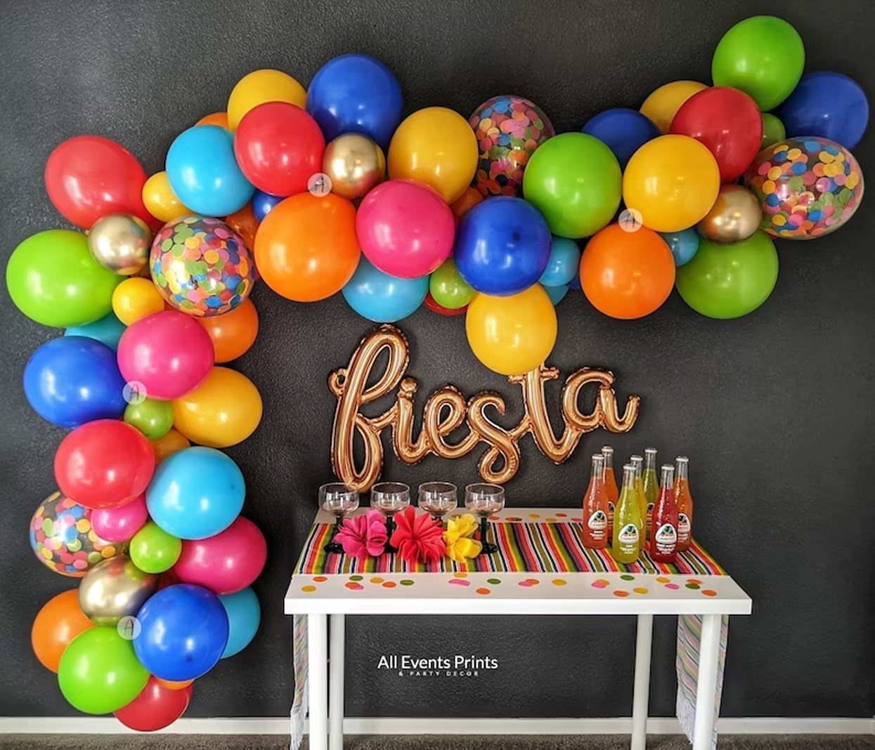 Red Yellow Blue Balloons, Rainbow Assorted Latex Balloons, 12Inch Matte Blue Yellow Red Green Latex Balloons Colourful Confetti