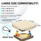 Sandbox Cover, Lid-48In, 420D Waterproof Duty Khaki Sandbox With Cover, Square Sandboxes Sandpit Cover Suitable For Children'S S