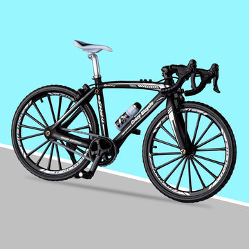 1:10 Scale Die-Cast Alloy Mini Mountain Bike Bicycle Model Toy Desktop Decoration Crafts For Cycling Lovers Bike Racers Athletes
