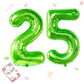 Smlpuame 40 Inch Number Balloon 0-9 Green Large Number 25 Balloons,Digital Balloons For Birthday Party Celebration Decorations S