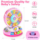 Toys For 1 2 3 Year Old Boy Girl, Musical Spin And Sing Alphabet Zoo, Learning Toys For Toddlers 1-3, Educational Interactive To