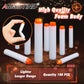 AMOSTING 100PCS Refill Darts for Nerf N Strike advanced 2.0 Series Glow in The Dark project pieces Pack - Compatible with All advanced Blasters White