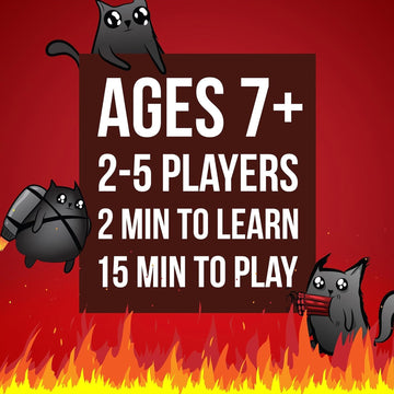 Exploding Kittens Original Edition In A Collectible Tin - Hilarious Card Game For Family - Easter Basket Stuffer - Easter Party Game For Ages 7 And Up - 56 Cards - 2-5 Players - 15 Minutes Of Play