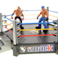 PowerTRC 2 Pack 32 Pcs Wrestling Toys for Kids, Wrestler Play Set with 2 Wrestle Rings Style, 12 Super Wrestlers, Many Realistic