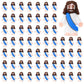 Bememo 100 Pcs Jesus Toys Original Design Mini Rubber Little Jesus Figurine To Hide And Seek Religious Party Favors Sunday Schoo