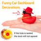 Wonuu Car Accessories Rubber Ducks Dashboard Decorations Rubber Duck Pink Accessories Dashboard Duck Car Decorations Car Ducks For Dashboard Car Duck Car Dashboard Decorations, Bg-Red-Tophatred