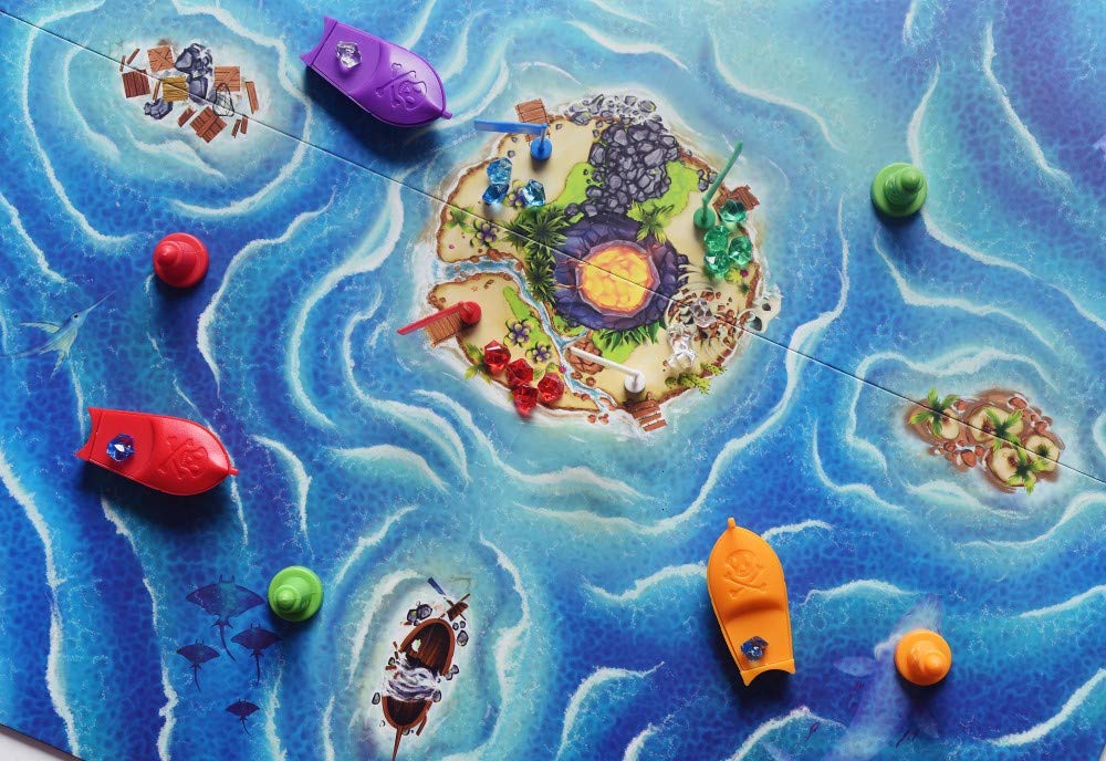 FoxMind Bermuda Pirates Magnetic Board Game for Kids, Plastic, Mixed Colours, Model: FOX-BP-ENG, Family Fun Adventure