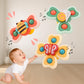Toy Imagine Insect-Themed Suction Spinner Toys For Babies & Toddlers - Fidget Toys For Kids 0 To 5 Years - Travel-Friendly Baby 