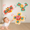 Toy Imagine Insect-Themed Suction Spinner Toys For Babies & Toddlers - Fidget Toys For Kids 0 To 5 Years - Travel-Friendly Baby 