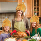 Ankelesz Roasted Turkey Hat, Thanksgiving Turkey Costume Funny Hat for Holiday Party Favors Party Supplies