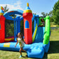 Bounceland Royal Palace Inflatable Bounce House [Blower NOT Included], Long Slide, Large Bouncing Area, Basketball Hoop and Sun