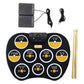 Lichts Portable Electronic Drum Kit Drum Sticks With Record For Kids Beginners