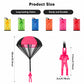 6 Pcs Parachute Toy  Tangle Free Ourdoor Parachute Toys for Kids  6 Flying tossing Toys  Indoor & Outdoors