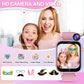 Vakzovy Kids Smart Watch for Girls 6-12, Pink HD Touchscreen, 26 Games, Video Camera, Music, Pedometer - Educational Birthday Gift