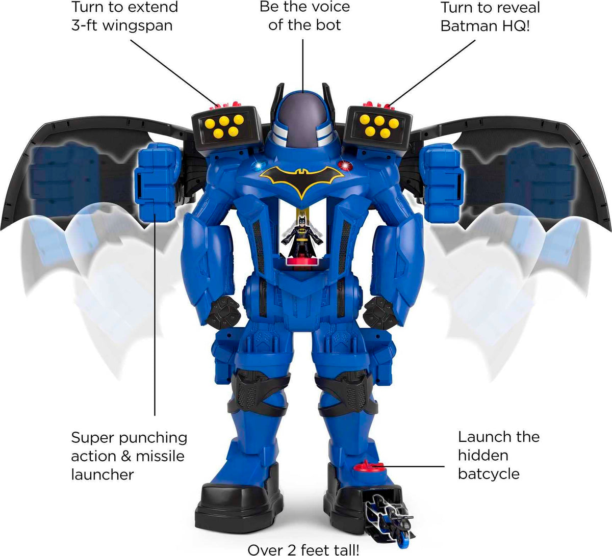 The Batbot Xtreme: Batman Playset for Preschool Superheroes