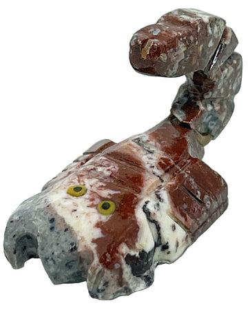 Nelson Creations, Llc 1.5 Inch Scorpion Natural Soapstone Hand-Carved Animal Carving Charm Totem Figurine