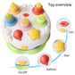 Love&Mini Birthday Cake Toys - First Birthday Cake Toy with LED Lighting, Music and Sonds, Great Baby Musical Toys for 1 2 3 4 Y