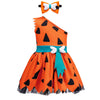 Spooktacular Creations Baby Caveman Costume For Girls, Toddler Halloween Cavegirl Jumpsuit For Girls, Baby Halloween Costume Cosplay Parties (12-18 Months)