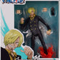Bandai Anime Heroes One Piece Figures Sanji Action Figure | 17Cm Articulated Sanji Anime Figure With Swappable Arms And Faces One Piece Action Figures Pirate Toys Range