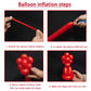 260 Long Balloons 100 Pack Coffee Brown Twisting Animal Balloons Thickening Latex Modeling Long Magic Balloons For Animal Model