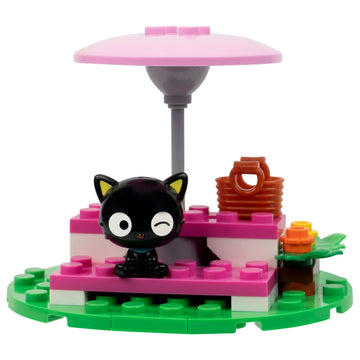 BLDR Hello Kitty Popcorn Stand Building Set - Kuromi & Chococat Minifigures, Multicolor, One Size, Model CNS0129