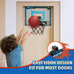 Folimix Mini Basketball Hoop Indoor For Kids, Basketball Hoop Over The Door With Led Lighting, Electronic Scoreboard & 3 Balls,