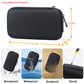 Elonbo Carrying Case for TEBIYOU/ Great Boy/ Beico Handheld Game Console Retro Video Games  Portable Gaming Player Travel Storage Cover  Mini Arcade Electronic Toy Holder Bag  Black+Inside Orange