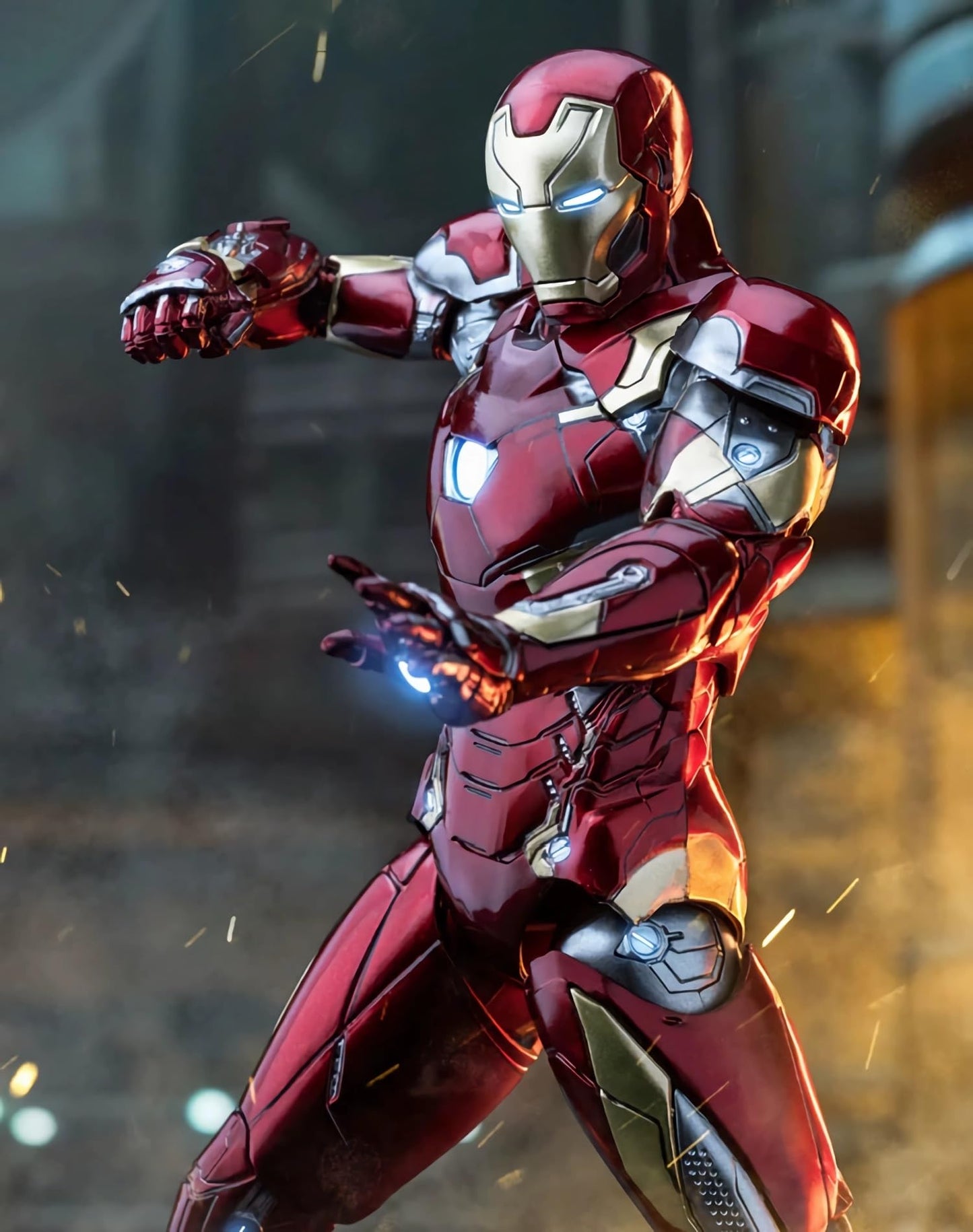 Banobi 7 Inch Ironman Mk46 Action Figure (1/10 Scale) With Lots Of Accessories,Exquisite Painting Collectible Toy