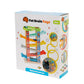 Fat Brain Toys Zigzag Racetrack - Number-Learning Car Tower for Preschoolers, 15 x 12.5 x 4 inches, Mixed Materials, Model FB424