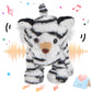 Cozyworld Walking Singing Electronic Tiger Electric Singing Tiger Plush Toy Fun Interactive Tiger Cute Plush Toys Tail Wagging Tiger Stuffed Animal Birthday Gifts For Kids,10' White