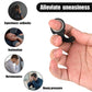 2Pcs Key Chain Spinner Toys 0.67' Inner Diameter With 2Pcs Key Rings, Finger Fidget Keychain Key Ring Spinner Toy Gifts For Kids Adults Finger Exercising Anxiety Relief (Black, Silver)
