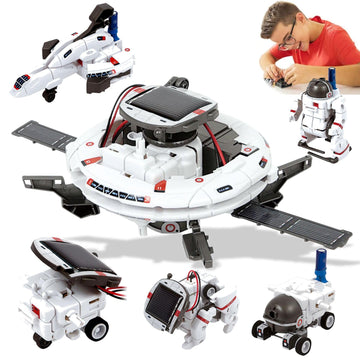 Stem 6-In-1 Solar Robot Kit For Kids 8-12 Stem Building Toys, Science Educational Kit Stem Toys For Boys Age 8-12,Kids Toys Birt
