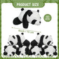 Sotiff 80 Pcs Panda Stuffed Animal Panda Plush Toy 4 Inch Mini Stuffed Animals Small Soft Gifts, Jungle Safari Party Favors, Cla