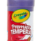 Crayola Premier Tempera Paint For Kids - Violet (16oz), Kids Classroom Supplies, Great For Arts & Crafts, Non Toxic, Easy Squeez