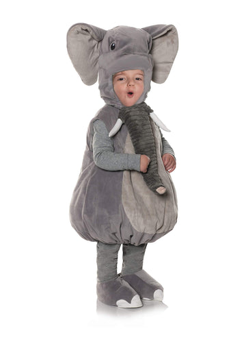 Elephant Plush Belly Babies Toddler Costume | X-Large (4-6)