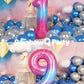 RainbowQ 40 Inch Number 19 Balloons, Pink Blue Foil, Large for 19th Birthday Party Decorations