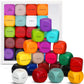 Arrowbash 20 Pcs Art Dice Set Drawing Writing Dice Game For Writer Teacher Wood Painting Creative Inspiration Story Drawing Prom