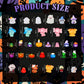 Sonwyoung 58 Pcs Halloween Luminous Mini Toys Glow In Dark Tiny Resin Figures Set Fairy House Diorama Accessories Ornament For G