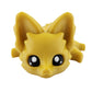 Cute Fox Desk Buddy, Articulated 3D Printed Fidget, 7.5 Inches, Authorized Seller (Gold)