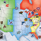 MasterPieces NHL1001 Sports Puzzle - 500 Piece Jigsaw for Adults, Hockey Map, 21"x15", White Cardboard