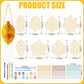 8 Sets Fall Wind Chime Kit 3D Make Your Own Maple Leaf Wind Chime Thanksgiving DIY Wooden Hanging Ornaments Fall Crafts for Autu
